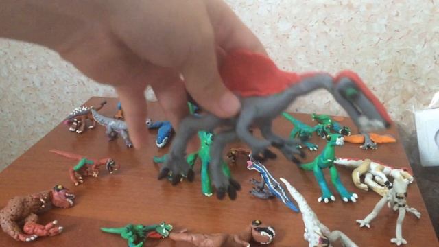 Обзор динозавров из пластилина смотреть онлайн