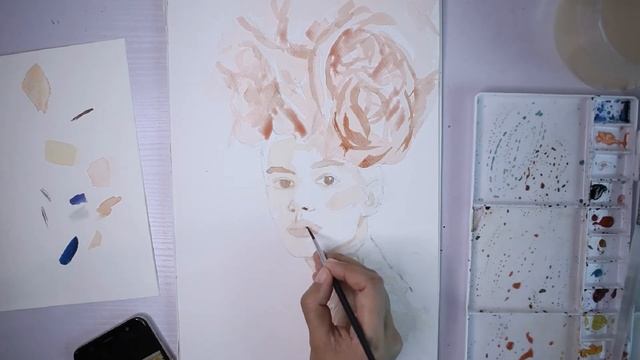 PORTRAITURE Fashion illustration REGENCY style BRIDGERTON editorial photo watercolour painting смотреть онлайн