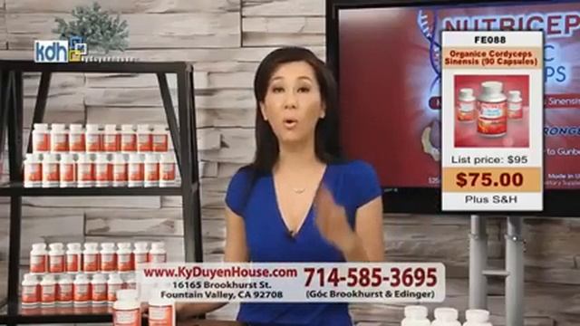 Đông Trùng Hạ Thảo Nutricep Organic Cordyceps Kỳ Duyên House