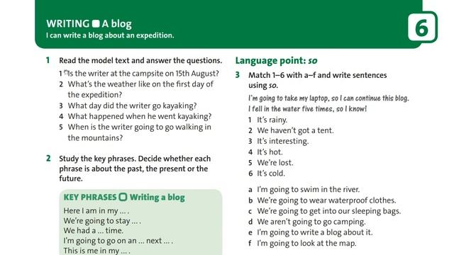6cl 16.02.2021 Writing: A blog смотреть онлайн