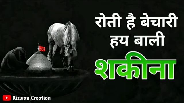 रोती है बेचारी हय बाली शकीना || Roti Hai Bechari Hay Bali Shakina Muharram Special Qawwali смотреть онлайн
