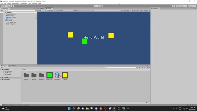 Unity Basic Tutorial: Basic UI Text & Image смотреть онлайн