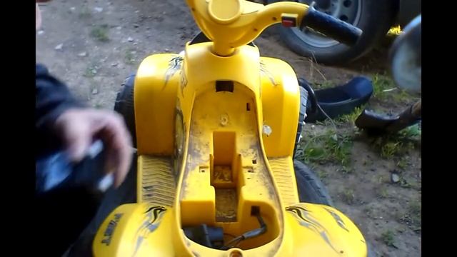 Ремонт детского квадроцикла (Amalfy Fast Rider).