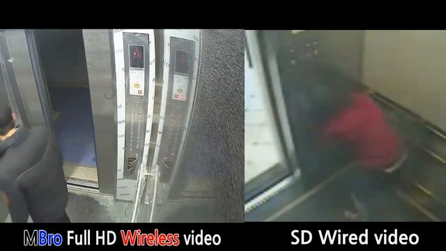 Elevator CCTV comparative video смотреть онлайн