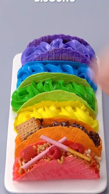 Amazing Rainbow Waffle Dessert смотреть онлайн
