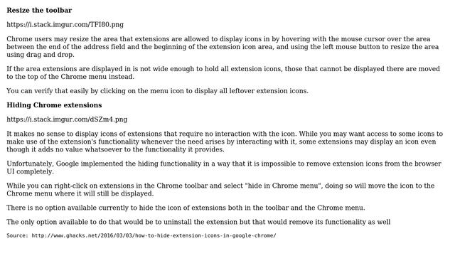Chrome - remove extensions from the bar, without hiding in chrome menu (3 Solutions!!) смотреть онлайн