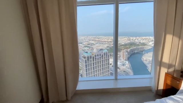 #Dubai JW Marriott Marquis Hotel Dubai | Executive Suite | Morning Jumeirah And Business Bay View.