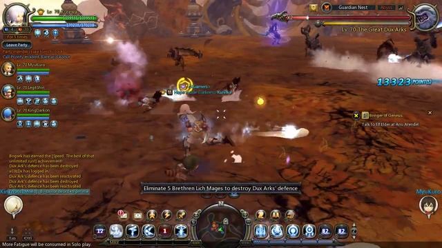 Dragon Nest Guardian Nest 70 Light fury and Crusader's buff смотреть онлайн