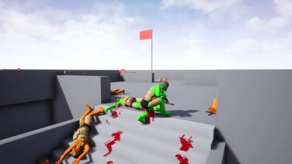 Thompson Gun Only AI Battles with Active Ragdoll Physics! - MANTA'S WARBOX NPC Wars [Warbox]