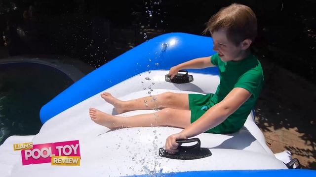 Kool Splash Inflatable Water Slide from Intex | Liam's Pool Toys Review смотреть онлайн