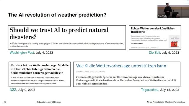 HITS Colloquium: Sebastian Lerch on AI in weather prediction смотреть онлайн