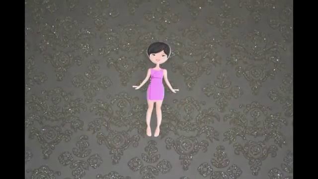 stop motion animation test using sticker girl смотреть онлайн