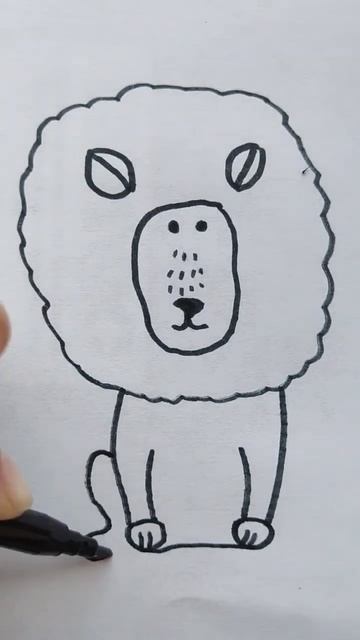 Рисуем Льва🦁 смотреть онлайн