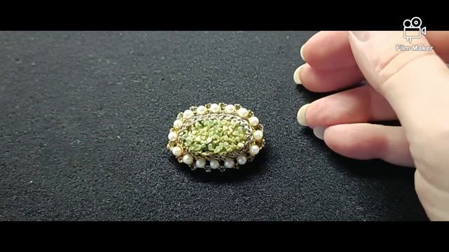 Моя коллекция винтажных брошеи леденцы с стразами. смотреть онлайн