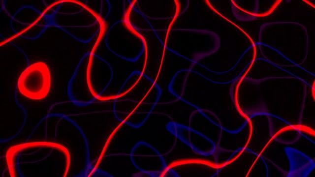 Abstract Red Neon Multicolor Lines Animation Video Background Loop || Free Footage смотреть онлайн