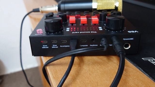 Микшер, звуковая карта, микрофон, V8S, Pro, B800, Amazon смотреть онлайн
