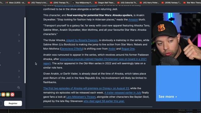 ¡Ups! Disney cometió un error... Anakin estará en Ahsoka смотреть онлайн