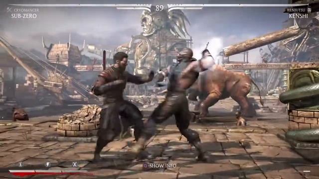 Mortal Kombat X Sub Zero VS Kenshi смотреть онлайн