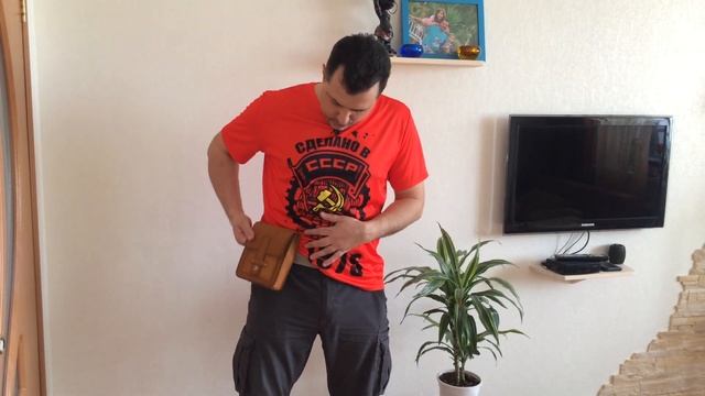 Мужская сумка на пояс вариант1 смотреть онлайн