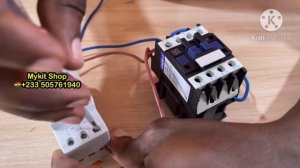 How to connect timer switch to CJX2 1210 Contactor and borehole water pump