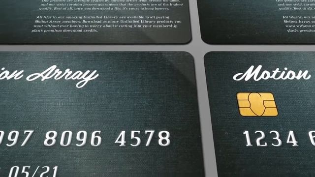 Bank Card Mockup Promo Premiere Pro Templates смотреть онлайн