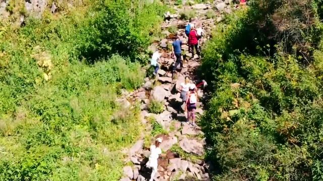 Almaty Butakovka waterfall walking trip 26.08.2018 смотреть онлайн