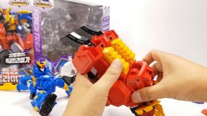 MINIFORCE Super Dino Power Force Triga Dinosaur Combine Transform Robot Toys