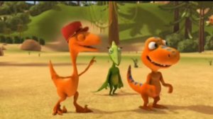 поезд динозавров , аморгозавр.