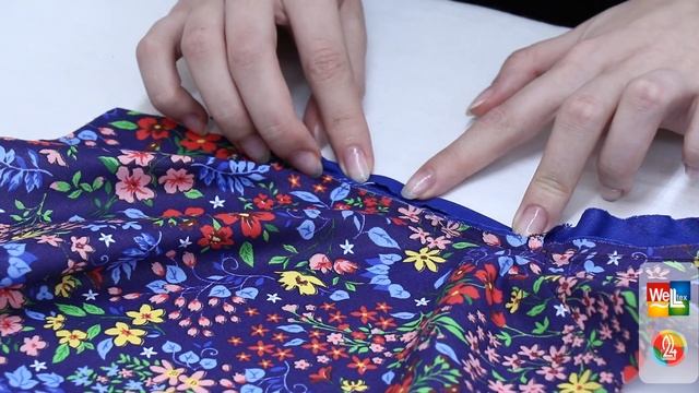 №181 Обработка горловины и пройм окантовочным швом