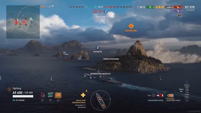 WoWS Legends - Roma (Forza Italia!) смотреть онлайн
