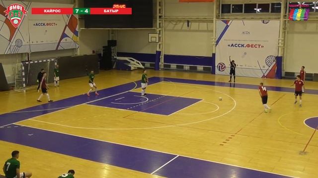 ФМФК 2020-2021. Высшая лига. МФК Кайрос vs МФК Батыр. 7:4 (4:3) смотреть онлайн