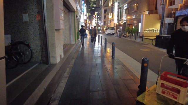 @Osaka night walk ambiance👠🌆Royal park canvas stay Kitahama to Kitashinchi 北浜 北新地❤️ смотреть онлайн