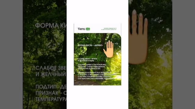 Форма руки - состояние здоровья