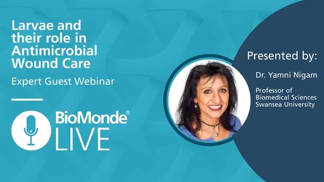 The Role of Larvae in Antimicrobial Wound Care With Dr. Yamni Nigam| BioMonde LIVE смотреть онлайн