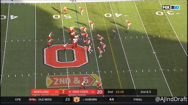 Damon Webb (Ohio State S) vs Maryland - 2017 смотреть онлайн