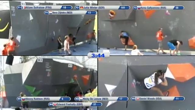 Climbing World Cup 2011 Boulder Munich, GER - Women's and Men's Semifinals смотреть онлайн