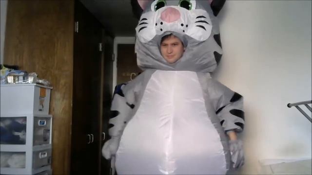 Random Cosplay Moment Inflatable Kitty Cat Costume Fun смотреть онлайн