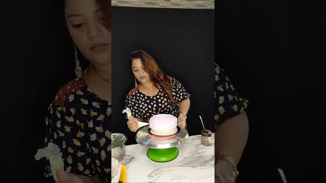 Belgium Flavour Cake With Floral Design | Belgium Cake Recipe