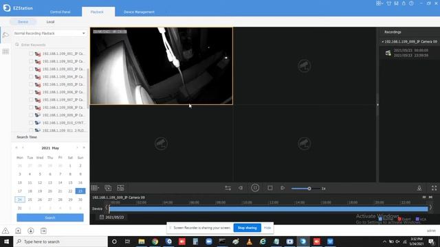 How to view Live view and playback of NVR/camera's from Ezstation software смотреть онлайн