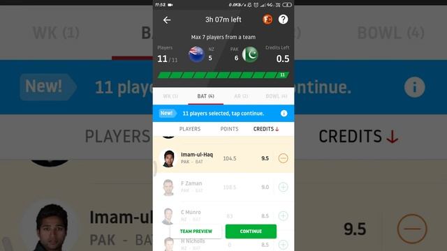 Nz vs Pak World Cup 2019 Dream 11 team for Mega Contest. 100% guaranteed winning team смотреть онлайн