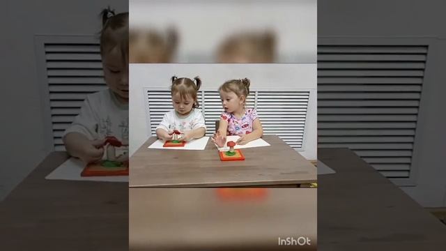 🙌Лепим с малышами мухомор🍄