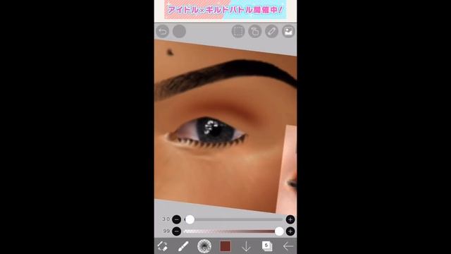 Eyeshadow tutorial on IbisPaintx смотреть онлайн
