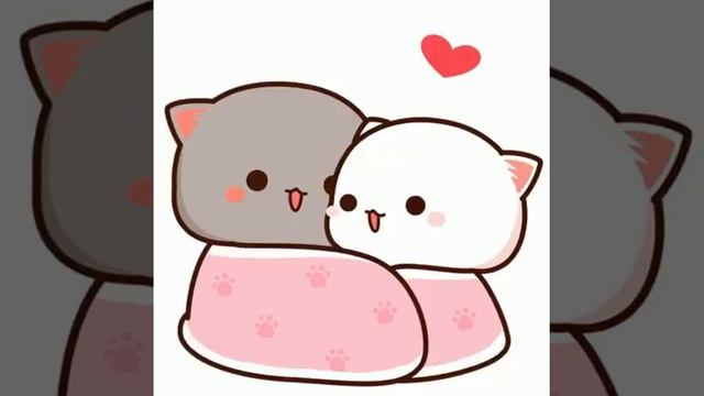 Cute Peach And Goma Cat