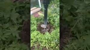 Гидробур Digga PDX3-2 на миниэкскаваторе Komatsu PC35