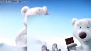 Реклама Мишка на севере - Наш настоящий молочный и хрустящий