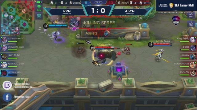 [BM] Loser Final RRQ (Instinct Martis) vs ASYN (Penjahat Freya) Game 1 смотреть онлайн