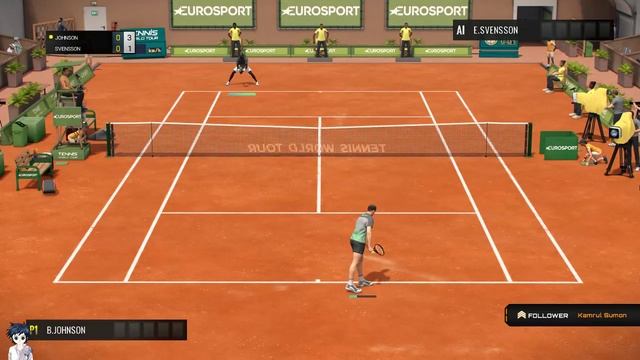 Tennis World Tour Game play | Tennis Live | Ea Oink Gaming Live смотреть онлайн