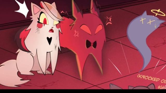 Cursed Alastor cat comes and saves the day смотреть онлайн