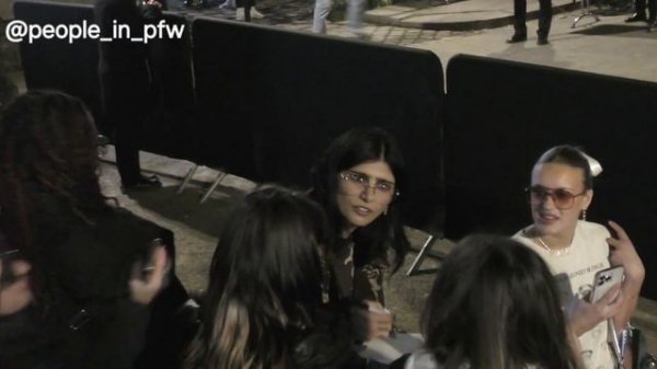 Mia Khalifa - Acne Studios Fall Winter 2024/2025 fashion show in Paris - 28.02.2024