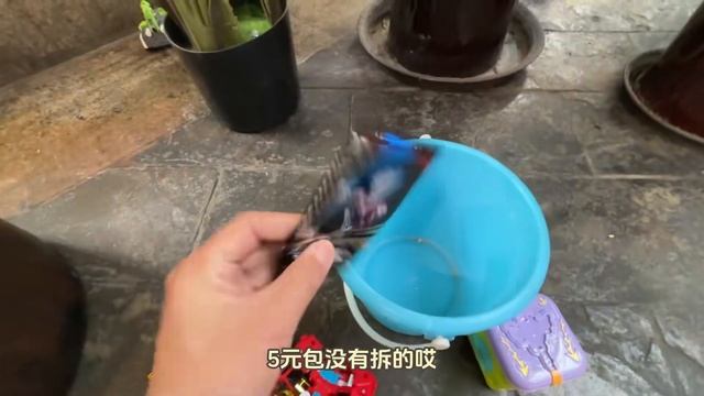 王总小奶龙漂流大作战 捡到心奇爆龙战车X3黄金变形霸王龙